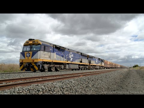 SCT 5PM9 Freight Train With CF4403 & CF4410 (28/3/2021)  - PoathTV Australian Railways For Railfans