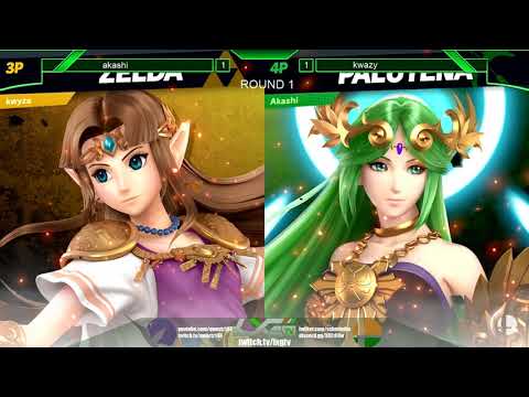 Kwazy (Falco/Corrin/Zelda) vs Akashi (Wolf/Sephiroth/Palutena) - OFFLINE Smash Ultimate @ LXG 19
