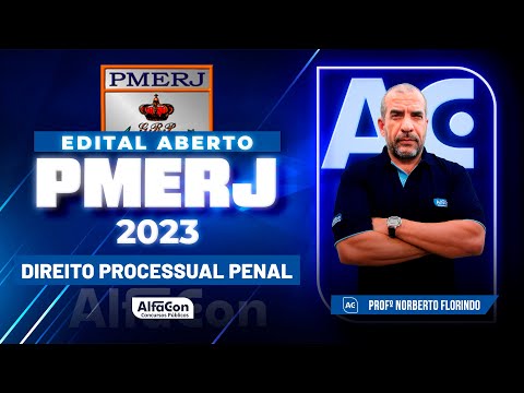 Concurso PMERJ 2023 - Edital Aberto - Direto Processual Penal - AlfaCon