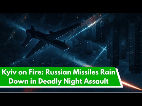 Kyiv on Fire: Russian Missiles Rain Down in Deadly Night Assault