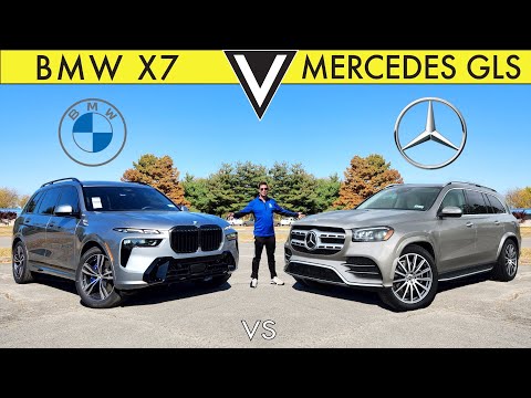 FLAGSHIP SUV FIGHT! -- 2023 BMW X7 vs. 2023 Mercedes GLS: Comparison