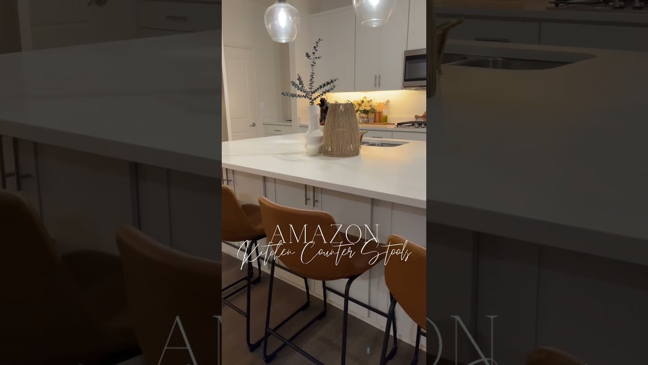 Amazon Kitchen Counter Stools #amazon #kitchendesign #shorts #shortsfeed