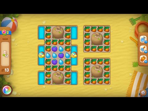 Gardenscapes level 10880 No Boosters Gameplay