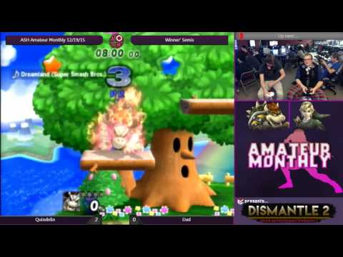 Quindelin (Bowser) vs Dad (Wario) - ASH Amateur Monthly #2 PM Winner's Semis