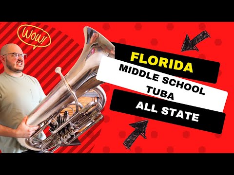 Florida All State Band 2023 Audition - Middle School Tuba