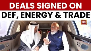 Download lagu India-UAE Ties: PM Modi and UAE President MBZ Set $200 Billion Trade Target In Delhi | IT Global mp3