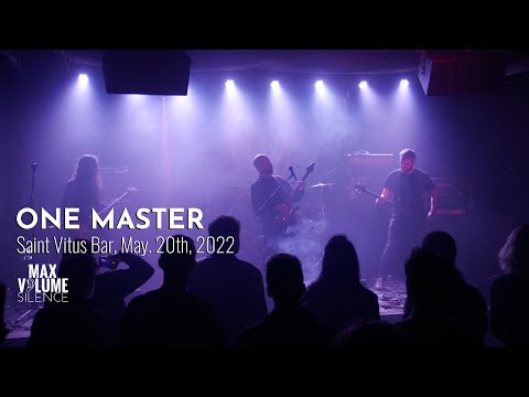ONE MASTER live at Saint Vitus Bar, May 20th, 2022 (FULL SET)