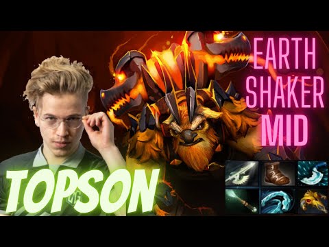 TOPSON DOTA 2 - Earthshaker Mid (2023) Patch 7.32e
