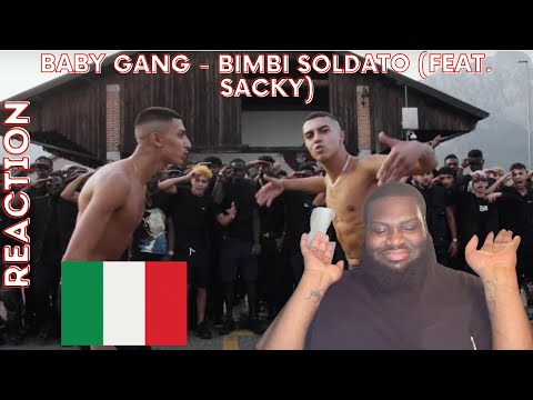 Baby Gang - Bimbi Soldato (feat. Sacky) (UK REACTION) // REACTING TO ITALIAN DRILL