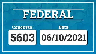 Capa de LOTERIA FEDERAL 5603