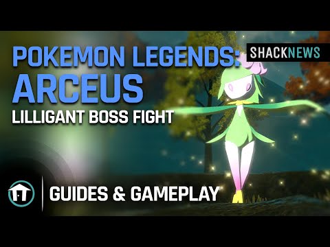 Pokemon Legends: Arceus - Lilligant Boss Fight