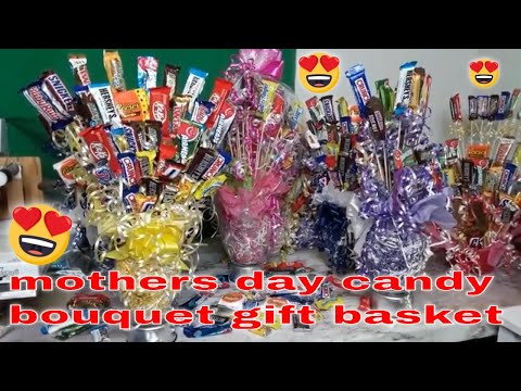 MOTHERS DAY CANDY BOUQUET GIFT BASKET 2022