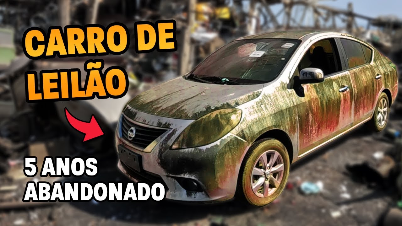 VALE A PENA RESGATAR UM CARRO ABANDONADO POR 5 ANOS NO LEILÃO?