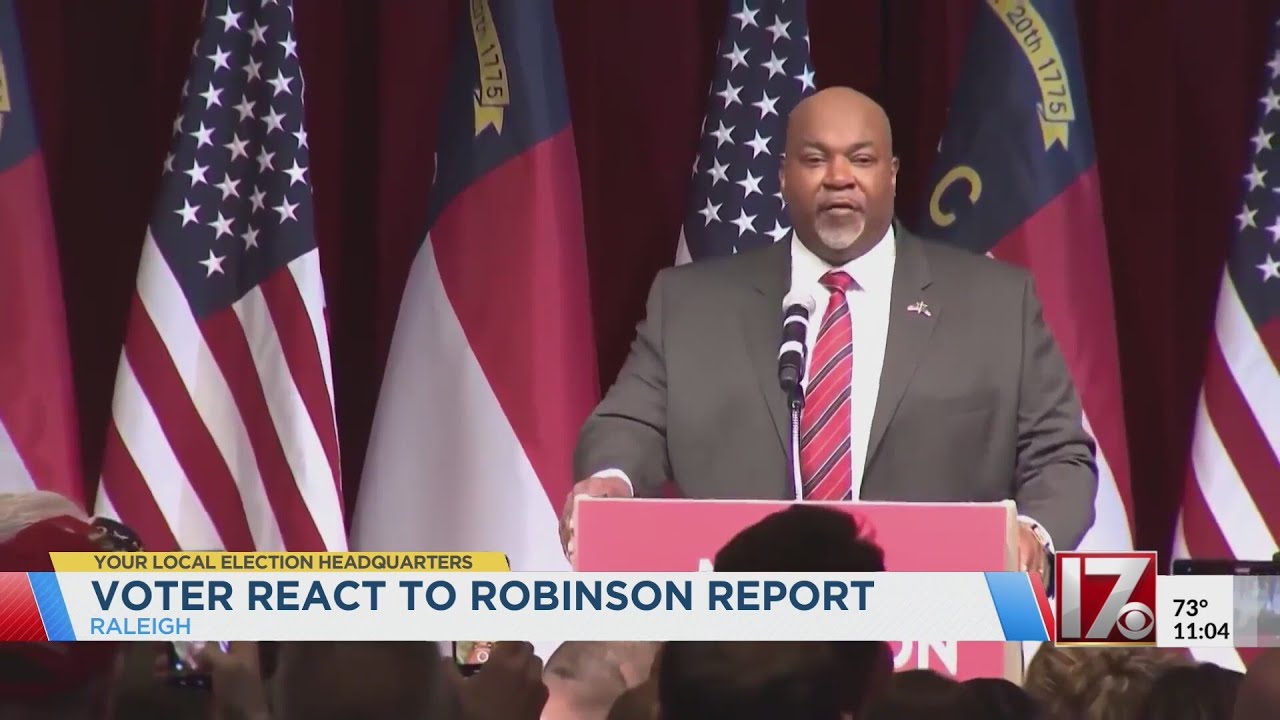 NC voters react to report on Lt. Gov. Mark Robinson's past online comments