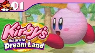 Kirby's Return to Dream Land | The Land of Dreams - 1 (Wii Gameplay Walkthrough)
