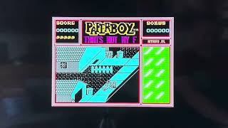 ZX Spectrum Paperboy set up, load and gameplay.