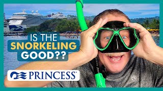 FREE Mahogany Bay Snorkeling | Princess Cruise Line | Roatan Snorkeling Guide off beach coral reef!
