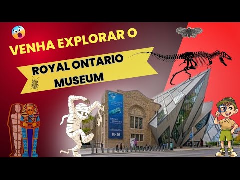 Explore a beleza e a diversidade do Royal Ontario Museum em Toronto! ROM! Royal Ontario Museum.
