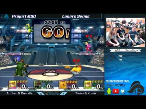 Project MSU 3 Doubles Losers Semis - Anther & Daniella vs. Samn & Kuma