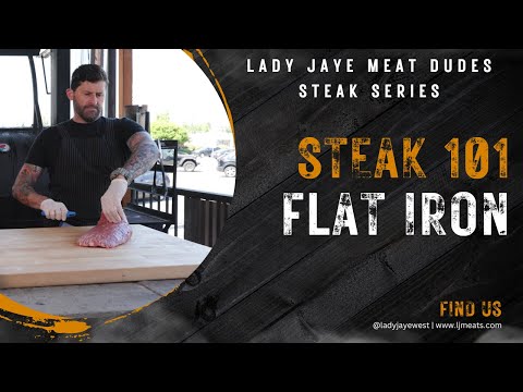 The Flat Iron Steak: Head Butcher processes the Flat Iron