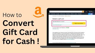 How To Convert Amazon Gift Card To Cash !