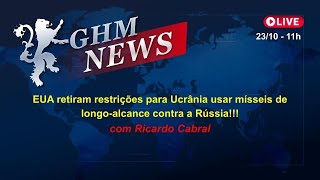 EUA retiram restrições para Ucrânia usar mísseis de longo-alcance contra a Rússia!!!