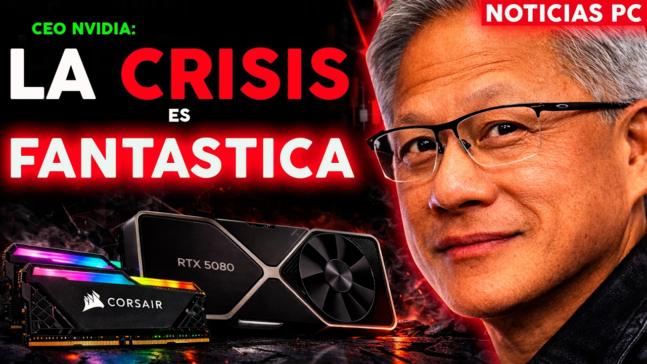 CEO de Nvidia: "La CRISIS de la RAM es fantástica..." | Noticias PC