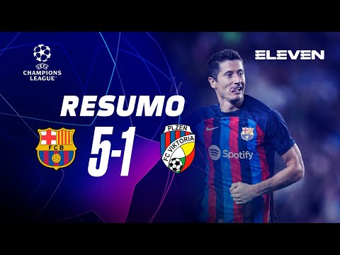 CHAMPIONS LEAGUE | Resumo do jogo: Barcelona 5-1 P...