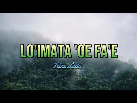 Lo'imata 'oe Fa'e (Teine Latu) #tongansong #music #tonga #TeineLatu