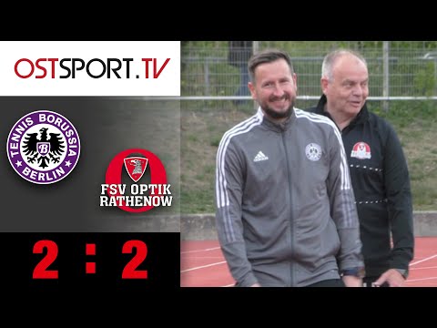 Abseits oder nicht? Abstiegskrimi: Tennis Borussia  -  Optik Rathenow 2:2 | Regionalliga Nordost