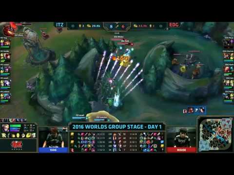 ITZ vs EDG Highlights Worlds 2016 Day 1 INTZ vs Edward Gaming