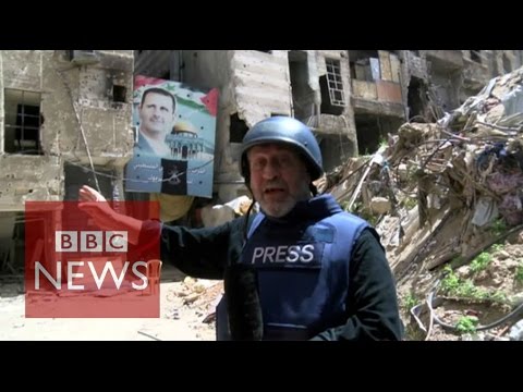 Inside Yarmouk: 'Snipers are everywhere' - BBC News