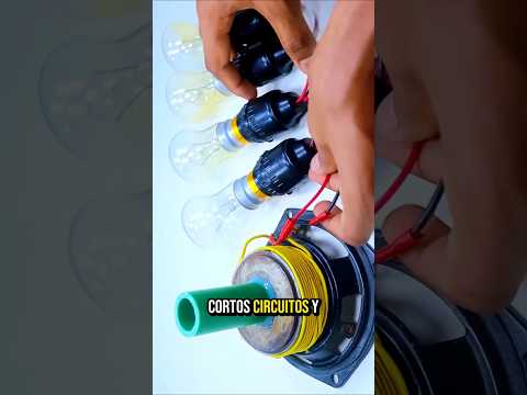 mira como hacer una bobina casera para tus manualidades con luz led