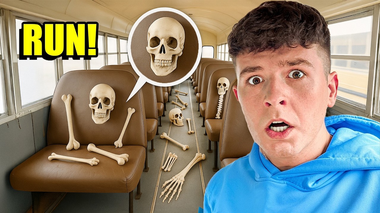 If you see HUMAN BONES on a SCHOOL BUS, run! (it's a trap)