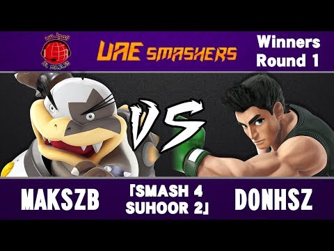[OS] Smash 4 Suhoor 2: MaksZB (Morton, Lucina) vs DonHSZ (Little Mac) - Singles WR1