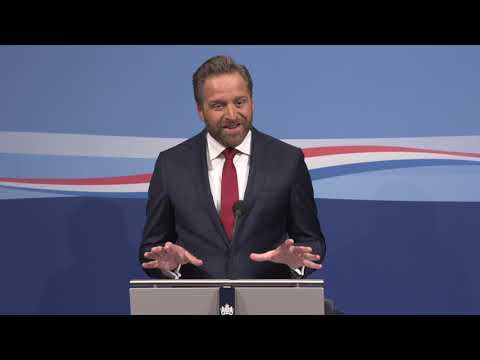 Persconferentie vicepremier Hugo De Jonge  na afloop ministerraad van 30 november 2018