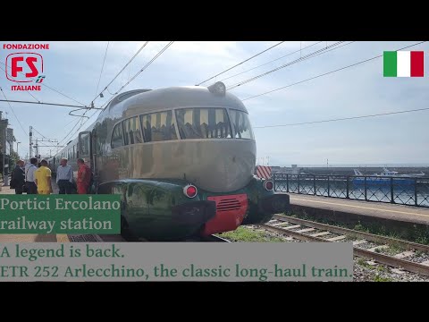 The legend is back: ETR 252 Arlecchino, former italian flagship train.