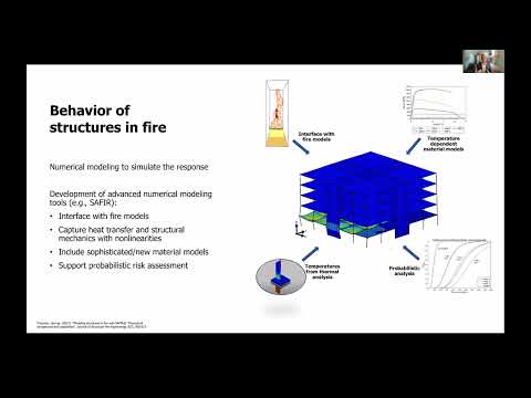 Performance-Based Design for Structures in Fire - Presentation by Thomas Gernay at IAFSS 2023