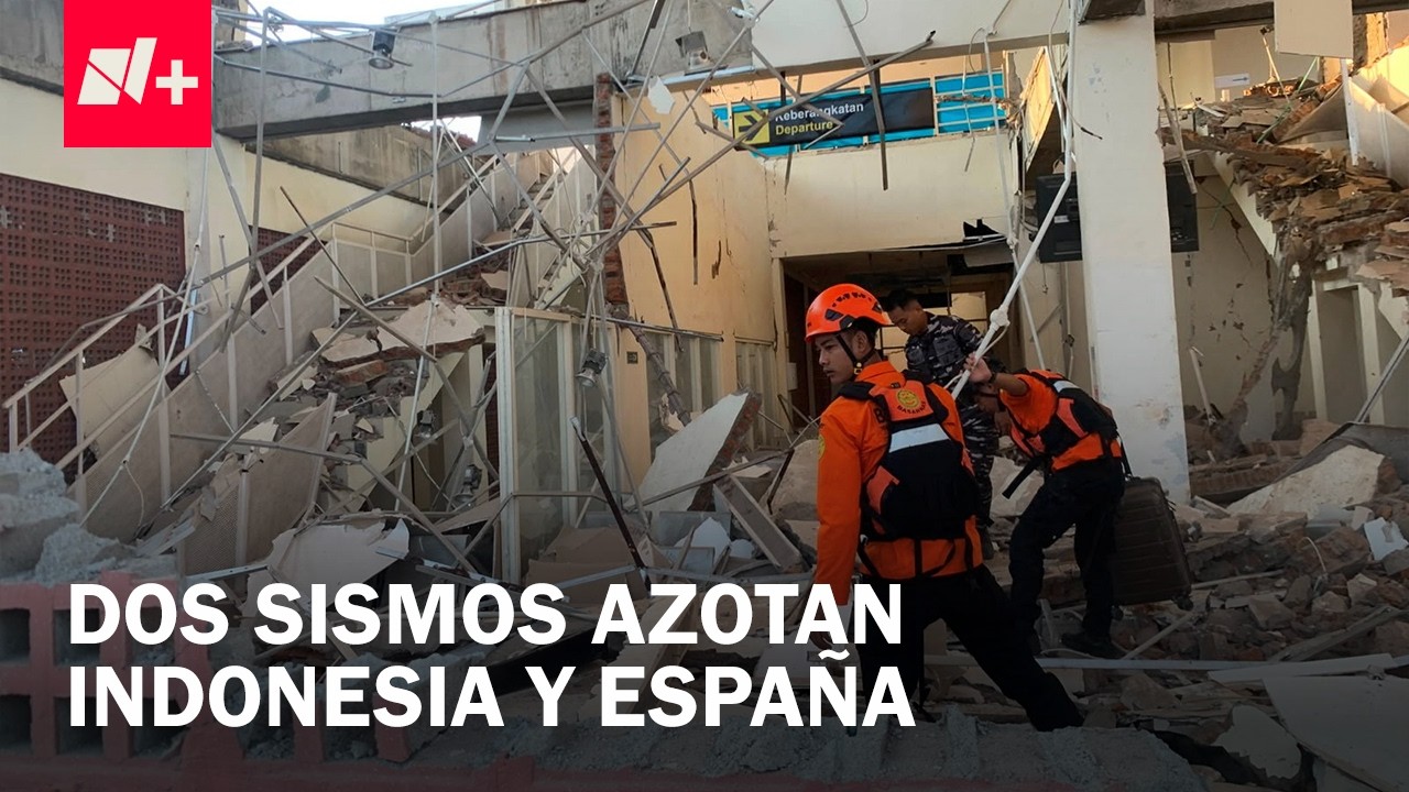Sismo de 7.7 activa alerta de Tsunami en Indonesia y temblor en Granada, España causa daños
