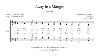 Murray : Away in a Manger - Choir SATB