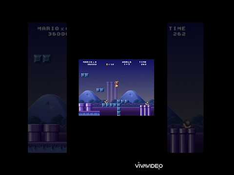 MFCR:Mario kills a Buzzle Bettle & he takes the checkpoint. #shorts #mario #checkpoint #buzzlebettle