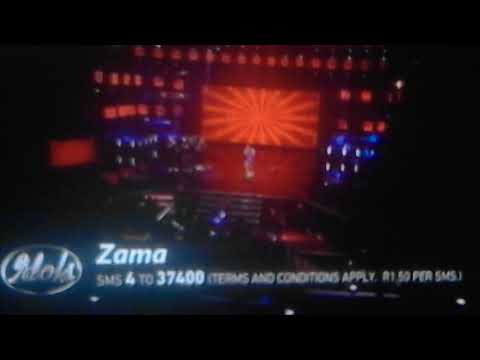 Top 6- Zama performing at idol's -wedding day