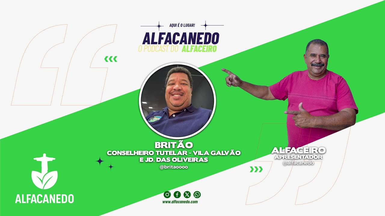 21ª EPISÓDIO DO Podcast ALFACANEDO com o convidado BRITÃO
