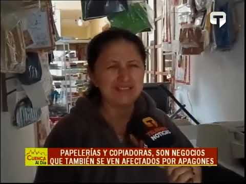 Papelerías y copiadoras, son negocios que también se ven afectados por apagones