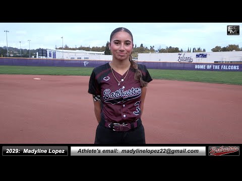 2028 Madyline Lopez 3.5 GPA - Athletic Slapper and Outfielder Softball Recruiting Video - Batbusters
