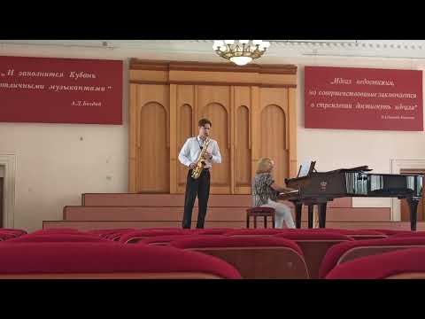 Jules Demersseman - Serenada for saxophone Alto
