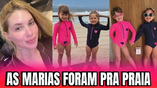 VIRGÍNIA MOSTRA AS MARIAS FORAM PARA PRAIA 