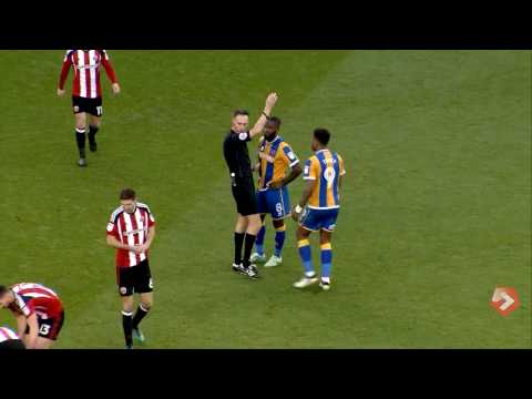 Blades 0-2 Shrewsbury - red cards that is