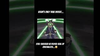 Yugi’s only true defeat.. #yugioh #darkmagician #yugiohcommunity #tcg #anime #gaming #ocg #atem