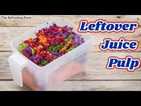 Leftover Juice Pulp - How It Can Be Reused -  Crackers, Roll-Ups, Dog Treats & Plant Fertilizer